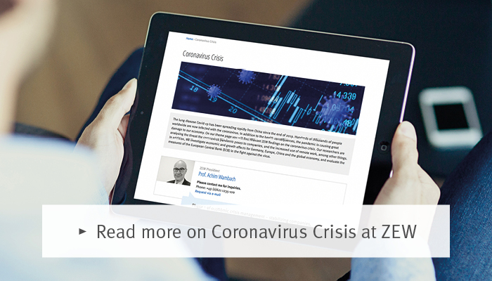 New ZEW Theme Page on Coronavirus Crisis