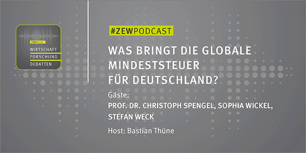 Titelbild Podcast mit Christoph Spengel, Sophia Wickel und Stefan Weck