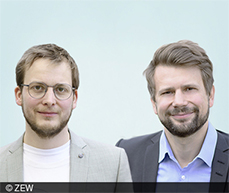 ZEW-Ökonomen Reif (links im Bild) und Gretschko sind für die Wirtschaftswoche zwei der spannendsten Nachwuchs-Ökonomen Deutschlands.