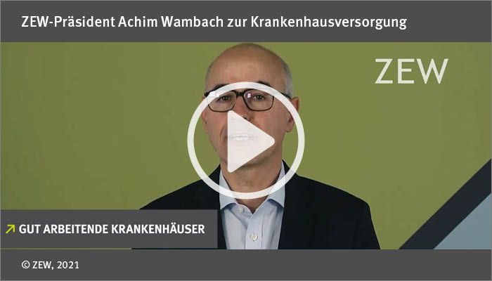 Zehn Empfehlungen für die Wirtschaftspolitik: ZEW-Präsident Achim Wambach zur Krankenhausversorgung