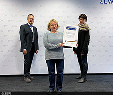 Das ZEW Mannheim erhält zum dritten Mal das Prädikat TOTAL E-QUALITY, in diesem Jahr mit der Zusatzauszeichnung für Diversität.