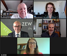 In the virtual panel discussion, the financial experts talked about climate protection and the financial system.